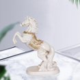 thumbnail image 5 of Modern Horse Statue Figurine Animal Sculpture Feng Shui Collectable for Table Cabinet Shelf Office Decor Gift White, 5 of 7