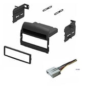 Car Stereo Dash Kit and Wire Harness for Installing a new Single Din Radio for 2006 2007 2008 Hyundai Sonata