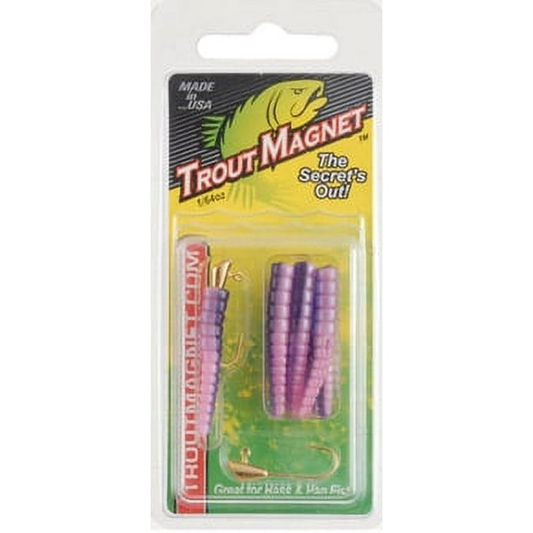 Leland Lures Trout Magnet Softbait 1/64 oz, Purple Haze, 9 Count