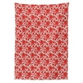 thumbnail image 3 of Ambesonne Strawberry Tablecloth Rectangular Table Cover, Graphic Slices Print, 60"x90", Fern Green Vermilion, 3 of 4