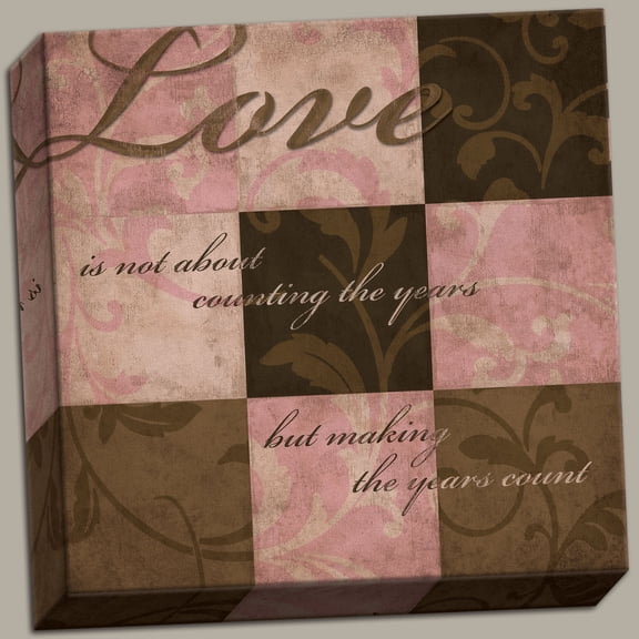 Romantic, Inspirational Love Quote Canvas- One 12x12 Canvas; Hand-Stretched and Ready to Hang!