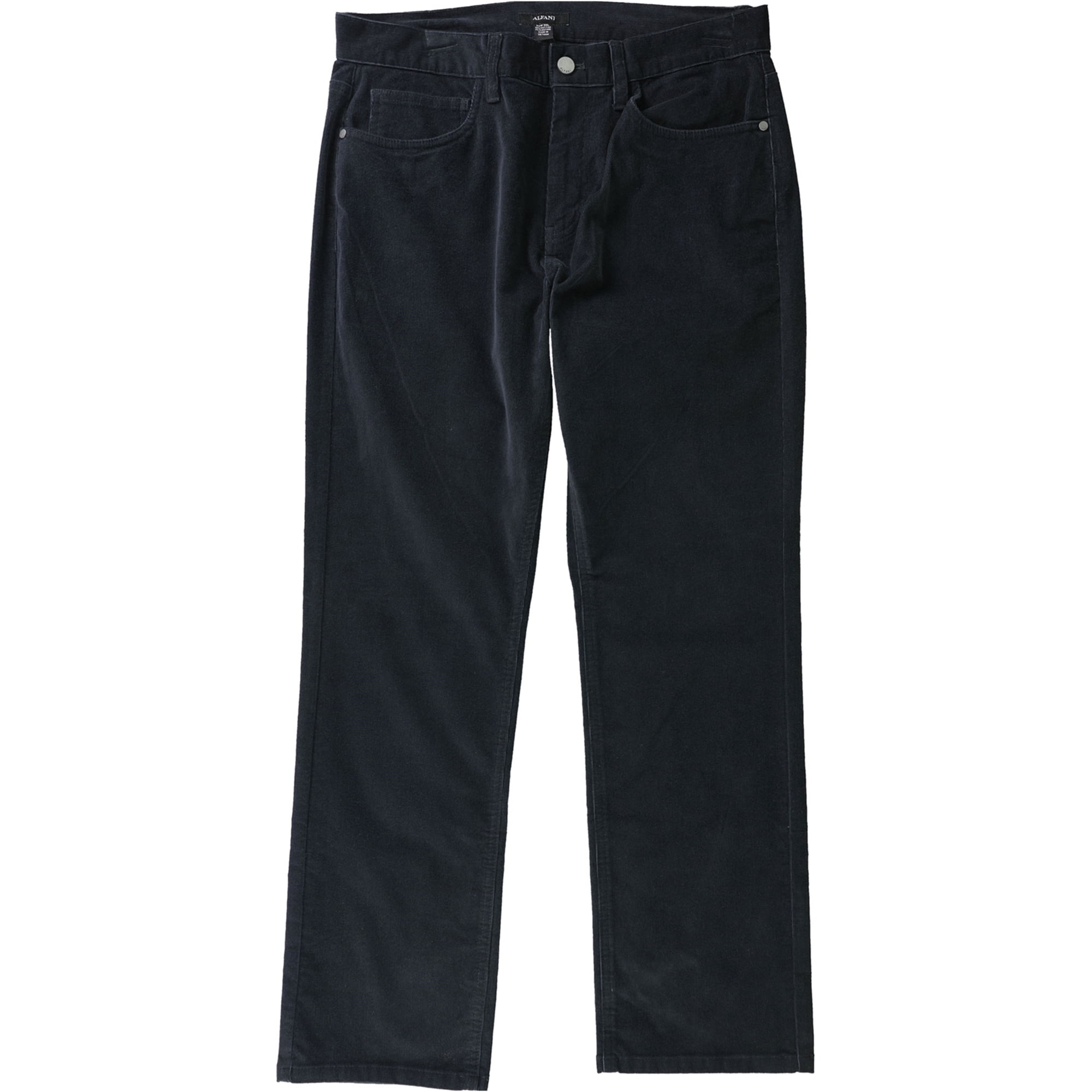 Alfani Mens Solid Casual Corduroy Pants, Black, 30W x 30L - Walmart.com