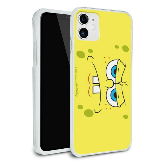 SpongeBob Angry Face Protective Slim Fit Hybrid Rubber Bumper Case Fits Apple iPhone 8, 8 Plus, X, 11, 11 Pro,11 Pro Max