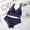 Deep Blue, variant on Womens Bra Set Comfort Strap Wire-Free Bra