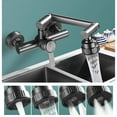 thumbnail image 5 of Stainless steel wall mounted faucet for 360 degree hot and cold water faucet, 5 of 6
