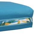 thumbnail image 4 of Outdoor Decor Turquoise Cove High Back Chair Cushion Pad, Aqua, 20" x 45", 4 of 4
