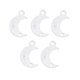 thumbnail image 2 of 5 piezas de dijes para pendientes de plata de ley con forma de luna. Luna de 10x7 mm, 2 of 9