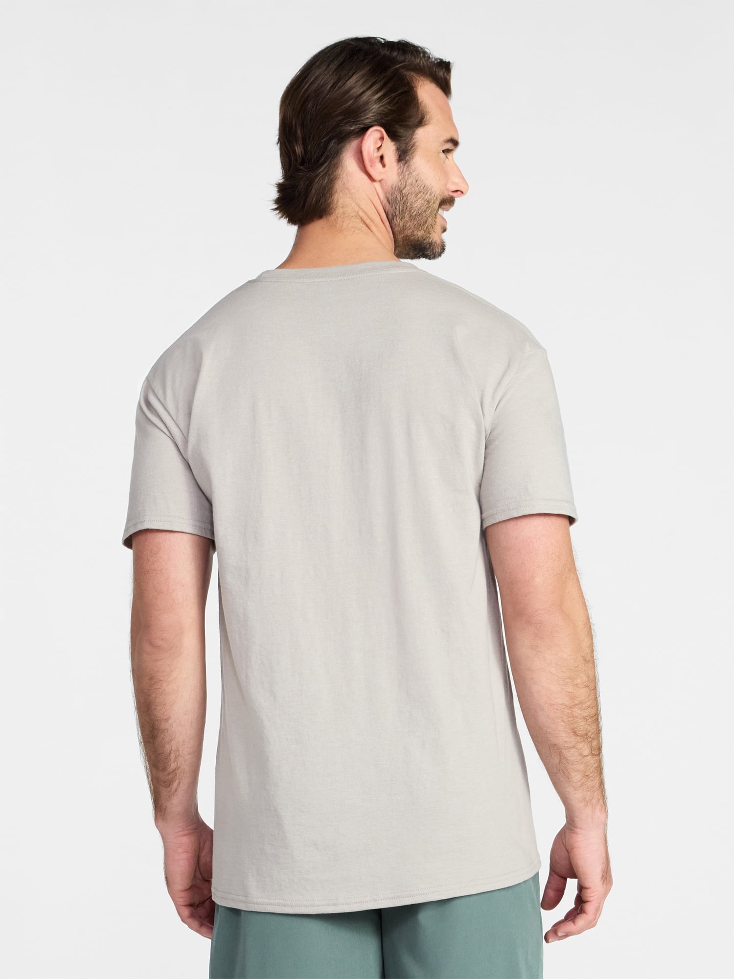 Athletic Works Men's and Big Men's Cotton Active Tee with Short Sleeves, Sizes XS-5XLT