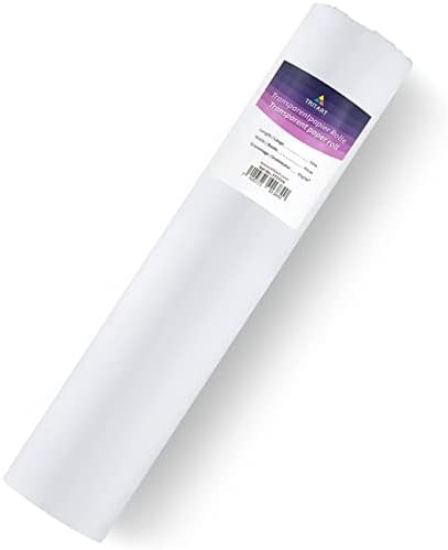 White Tracing Paper Roll 16 inch x 164 feet - 50 /m² Sewing Pattern Paper for Ink, Pencil & Markers - Trace Paper for Sewing&Dressmaking - Sketch & Drafting Paper roll - Sewing Tracing Paper
