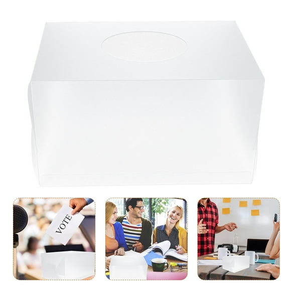 BALAHAPY Prize Box Small Raffle Box For Annual Meeting 2Pcs 8.7X6.3X4.7in