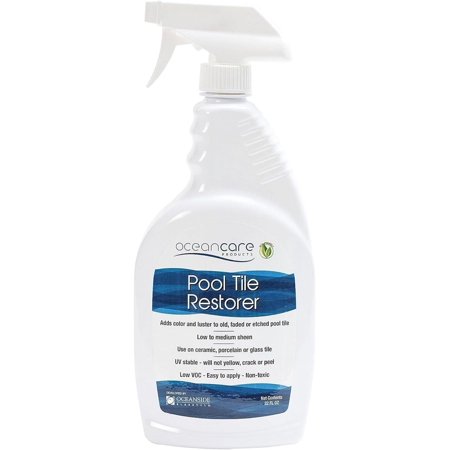 Pool Tile Restorer Quart Trigger Spray | Restore & Enhance Pool Tile Color | Low VOC Surface