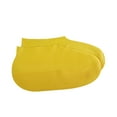 thumbnail image 2 of 1 par de cubrezapatos impermeables de látex, protectores para calzado de exterior para hombre y mujer (amarillo), 2 of 5