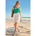 thumbnail image 4 of Woman Within Women's Plus Size Eyelet Cotton Shorts, 4 of 4