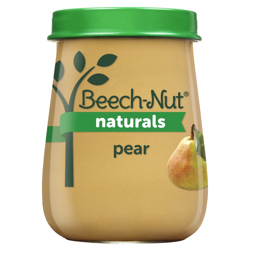 BeechNut Naturals Stage 1, Pear Baby Food, 4 oz Jar