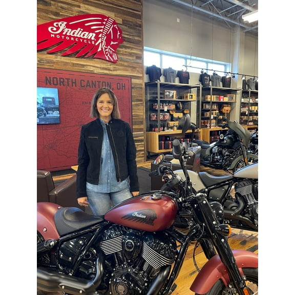 Indian Motorcycle Women's Cleveland Jacket, Black | 2833371