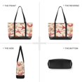 thumbnail image 6 of FORMRS Canvas Laptop Tote Bag for Women with 15.6" Computer Compartments Shoulder Handbag, Beige Starfish, 6 of 7