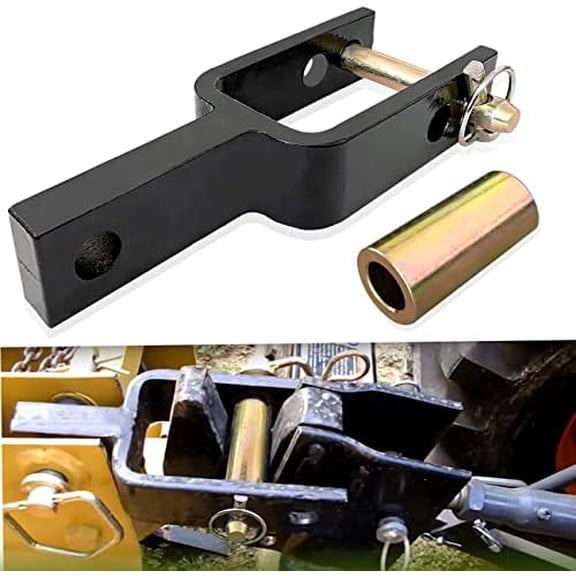 Versatile Quick Hitch Adapter with Adapter Sleeve Used to Adjust Top Link Bracket Movements Fit for Category 1 Quick Hitch Made of Integral Casting$$Garden & Patio