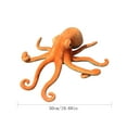 thumbnail image 3 of Plush Octopus Stuffed Doll Toy, Soft Cuddly Plush Toy With Realistic Curled Tentacle Details, Creative Decorative Toy For Game Room And Home Decoration Accents, Playful Stuffed, 3 of 4