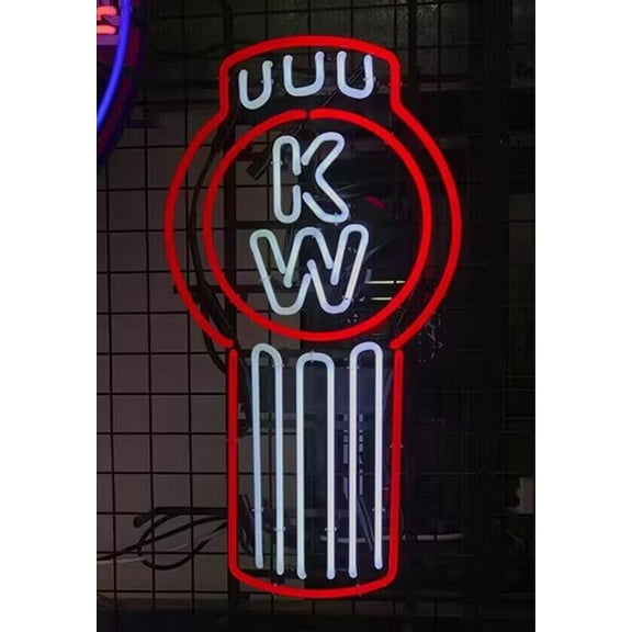 Queen Sense 20"x12" Custom Kenworth Truck Company Neon Sign Man Cave Beer Pub Bar Artwork Handmade Wall Decor Gift Neon Light 120KTCL