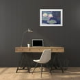 thumbnail image 3 of Vintage Apple Collection 32x24 White Modern Wood Framed Museum Art Print Titled - Monet-Crop Water Lilies, 3 of 4