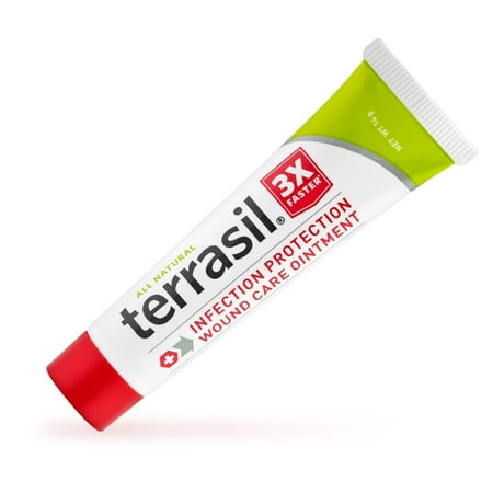 Wound Care by Terrasil® with All-Natural Activated Minerals® for Fast Healing of Wounds, Burns, Sores, Ulcers and More 3X Faster (14gm tube