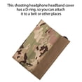 thumbnail image 2 of Outdoor Universal Earphone Band Cover with D ring Headphone Foam Mesh Headband Replacement Portable Headset Spare Parts Black, 2 of 7