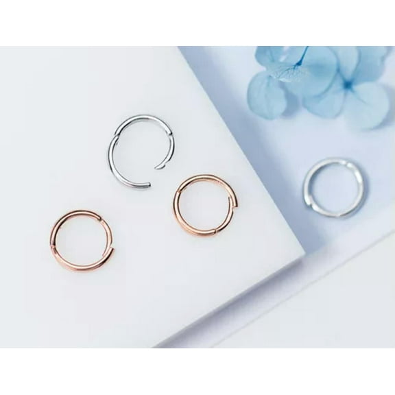 K-KED Gorgeous 925 Sterling Silver Hoop Earrings Stud Dangle Drop Wedding Women-Silver