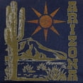thumbnail image 2 of CafePress - Vintage Arizona Cactus And Sun - Adjustable 100% Brushed Unisex Casual Cotton Baseball Cap, Beige, 1, 2 of 2