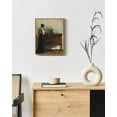 thumbnail image 2 of Drsoum Vintage Wall Art Classic Moody Elegant Woman Stands Reading a Book Victorian Wall Prints Kitchen Bathroom Office Decor - 8x10in Nature Framed, 2 of 6