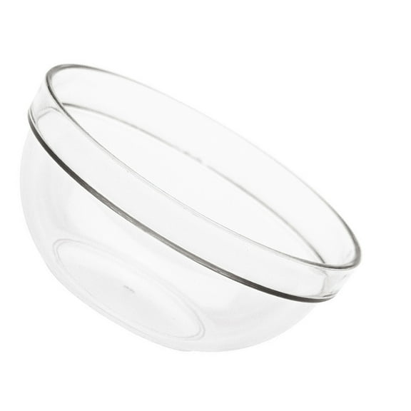 LOLIPPYY Clear Salad Bowl Set of 2 Reusable Yogurt Bowls for Fruits Ice Snacks Ideal for Home Kitchen Restaurant Use