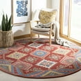thumbnail image 2 of Safavieh  Handmade Aspen Lucia Boho Tribal Wool Rug 3' x 3' Round 4' Round Indoor,Handmade Round, 2 of 6