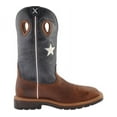 thumbnail image 3 of Men's Twisted X MLCS007 Lite Weight Work Boot Safety Toe Brown/Texas Flag Leather 15 D, 3 of 7