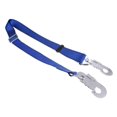 thumbnail image 3 of Cordón de escalada, cordón de seguridad ajustable que no absorbe los golpes de 3.9 pies a 6.23 pies Cordones de sujeción para cinturón de escalada de árboles al aire libre con grandes gancho, 3 of 5