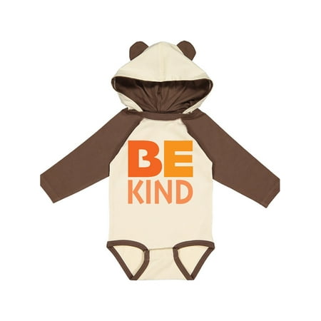 

Inktastic Be Kind Logo In Orange Gift Baby Boy or Baby Girl Long Sleeve Bodysuit
