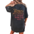 thumbnail image 2 of T-shirt Mode Décontracté Imprimé Col Rond Manches Courtes Ample pour Femmes, 2 of 3