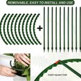 thumbnail image 5 of Hovmgk Plastic DIY Garden Climbing Support, Arcuated Plant Cage for Small Flowers, Lightweight Plastic Trellis for Tomato & Climbing Vegetables, Outdoor Plant Support for Home & Garden Use, 5 of 9