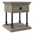 thumbnail image 1 of Coliseum Designer End Table with Storage in Driftwood Gray - Engineered Wood, 1 of 6