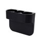 thumbnail image 1 of Portavasos negro para asiento de coche, caja de almacenamiento/portavasos Universal, color negro, 1 unidad ER, 1 of 5
