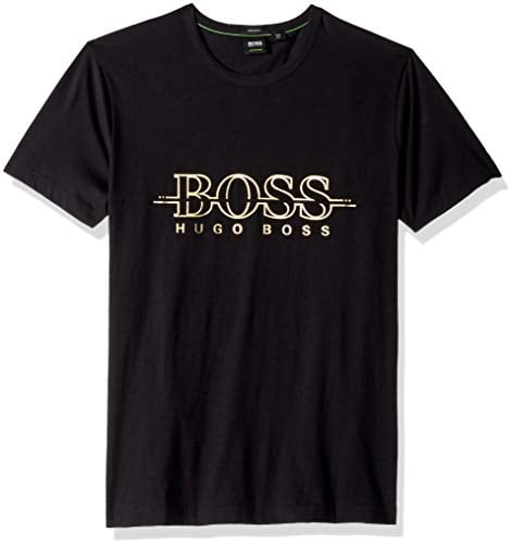 black and gold hugo boss t shirt