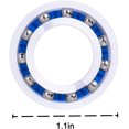 thumbnail image 1 of Rueda de repuesto para rodamiento de piscina C60 para limpiador de piscina Polaris 280/180, paquete de 8 C-60 C60 Limpiador de piscina con presión de rodamiento, azul + blanco XianweiShao 8390605648588, 1 of 1
