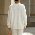 thumbnail image 4 of Sweaters for Women Fall Oversized Wool Blend Pullover, 3XL, 4 of 4