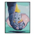 thumbnail image 1 of Cuadros Decorativos 11CT completo punto de cruz bebé elefante contado DIY bordado Kits algodón hecho a mano DQrwqpou Nuevos Originales, 1 of 9