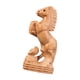 thumbnail image 5 of Estatua de caballo de madera tallada a mano, figura de caballo de escritorio, caballo de madera hecho a mano Estilo A, 5 of 9