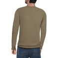 thumbnail image 5 of X RAY Mens Crew Neck Sweater Slim Fit Midweight Pullover Sweater for Men for Casual Dressy Wear (Big & Tall Available), Heather Khaki, Medium, 5 of 6