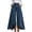 Dark Blue, variant on Letdown Women Flowy Bell Bottom Jeans High Waist Stretch Wide Leg Baggy Flared Pleated Vintage Casual Loose Denim Pants with Pockets