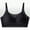 c01Black, variant on Wirefree Seamless Bra For Women Adjustable Strap Deep V Bralette Summer Thin Comfort Bra Padded Push Up Everyday Bra Beige XL