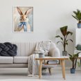 thumbnail image 3 of Stupell Industries Cottage Bunny with Blue Bow White Framed Giclee Art, 16 x 20, by The Prints Vibe, 3 of 8