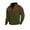 Olive Green, variant on Lovskoo 2024 Mens Long Sleeve Shirt Lapel Collar Button Up Pullover Henley Sweatshirts Beige 3XL