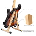 thumbnail image 2 of Soporte para guitarra SNIGJAT Wood Acoustic Electric Plegable, 2 of 7