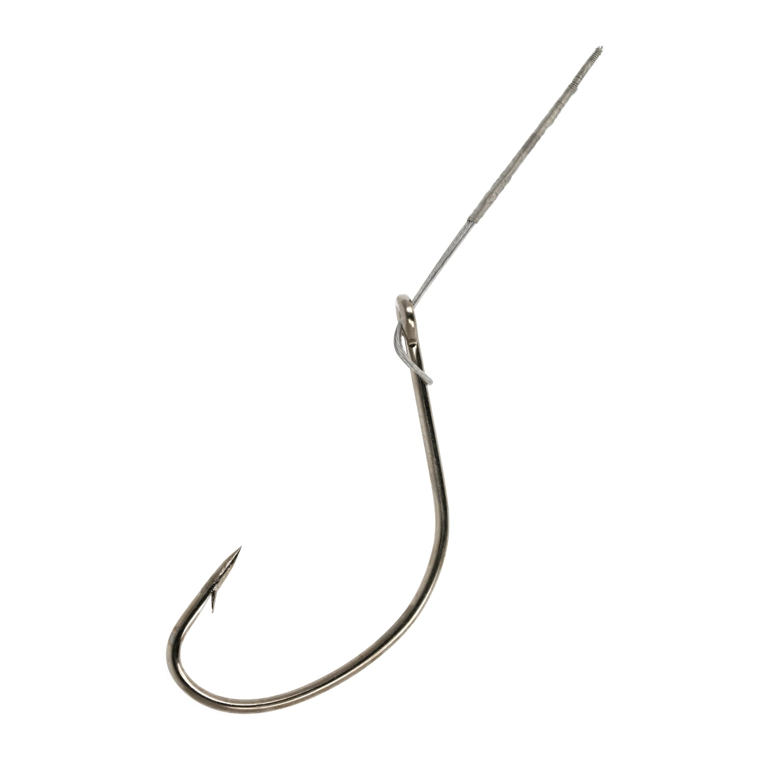 (2 pack) Eagle Claw 424NWH-3/0 Nylawire Snell Kahle, Nickel Plated, Size 3/0
